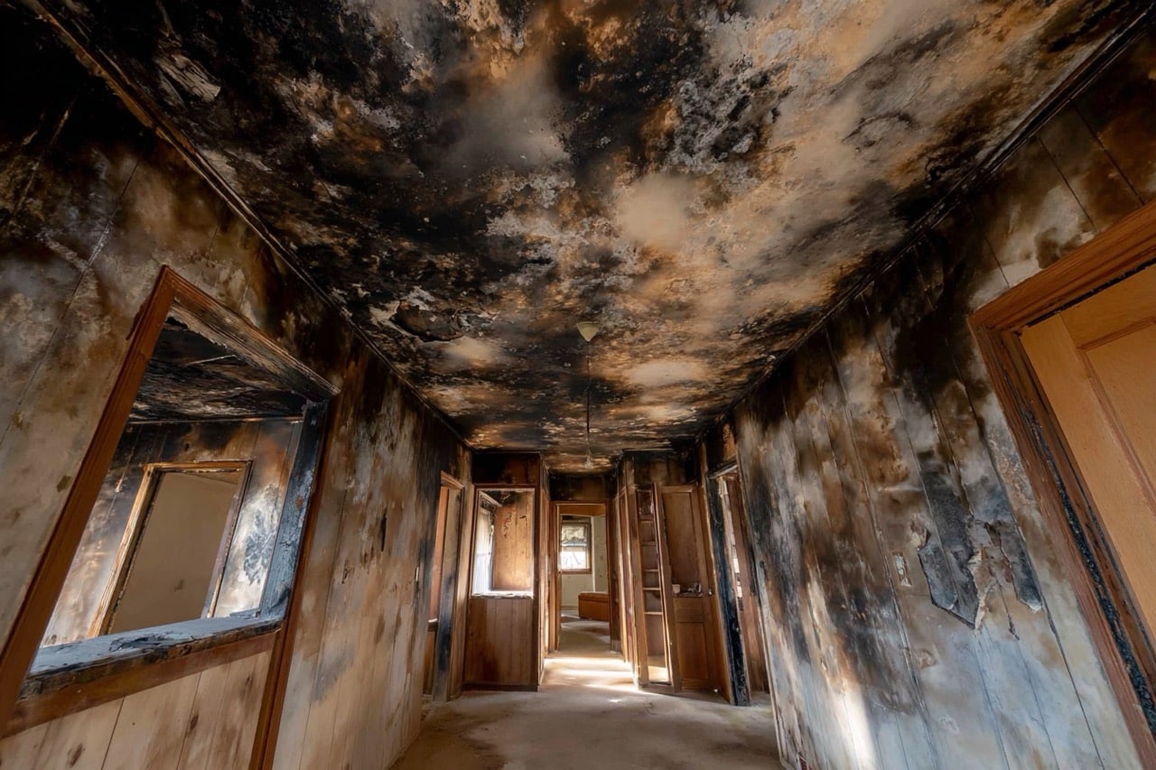Smoke damaged house for sale Long Island New York