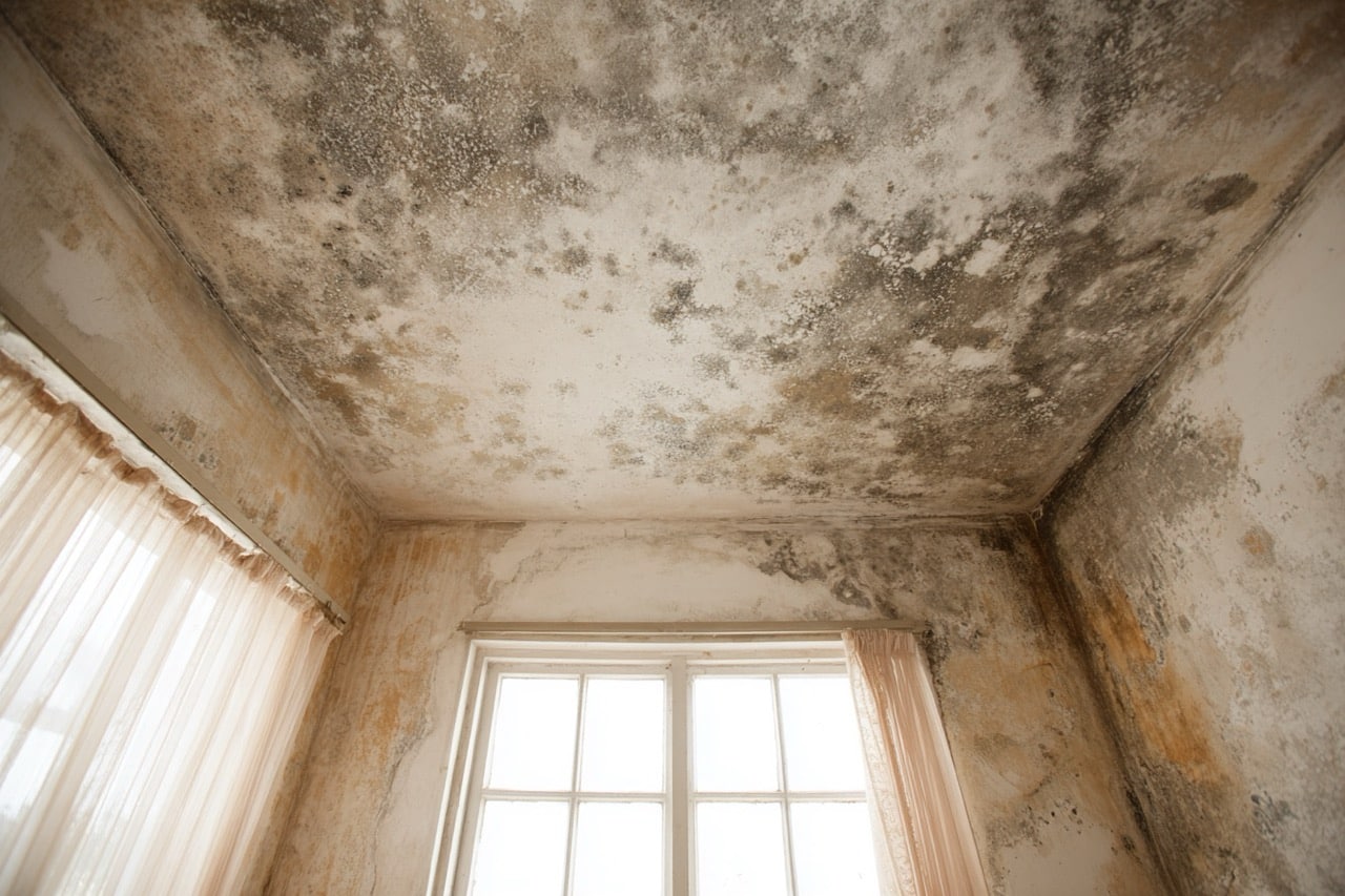 Water damage and mold issues in Long Island New York residential property