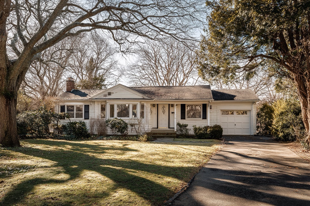 Ranch style home being sold during divorce in Long Island New York