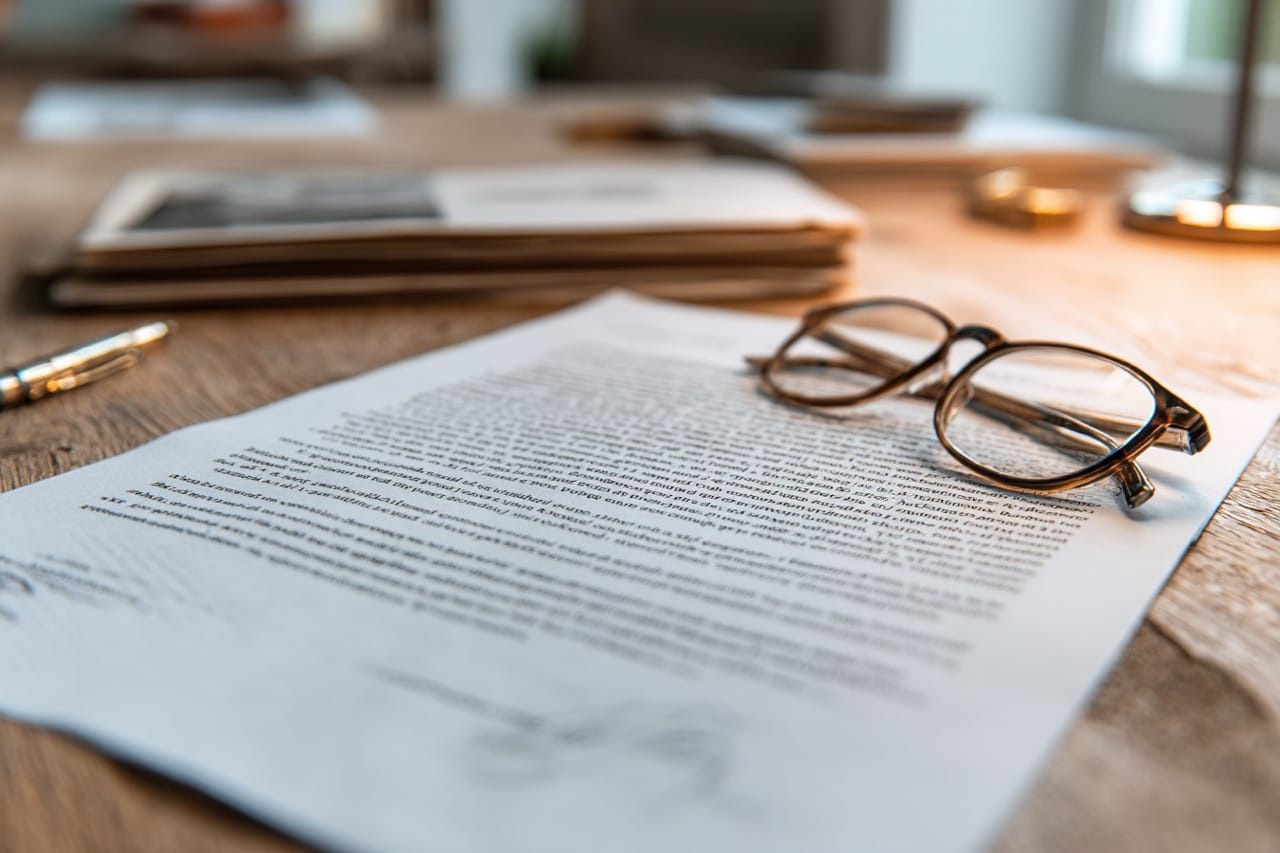 Long Island New York property owner reviewing squatter eviction legal documents